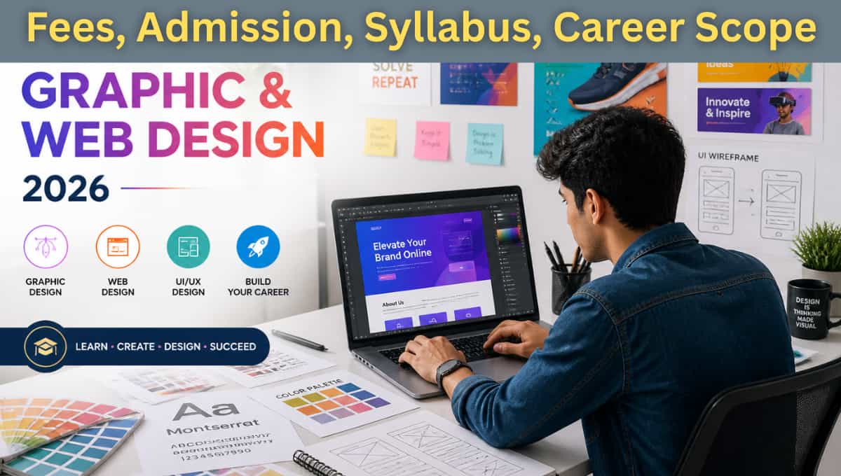 Graphic & Web Design Diploma 2026: Fees, Admission, Syllabus, Career Scope